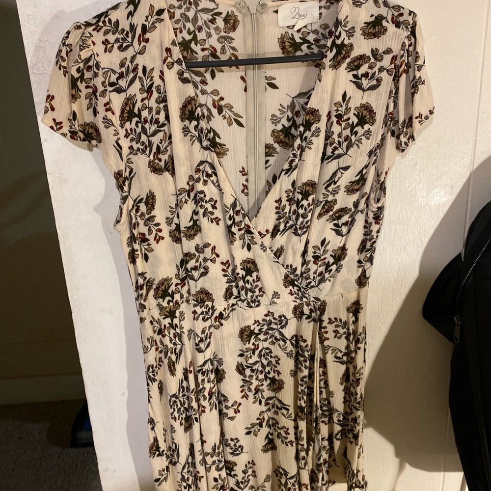 Romper with flowers